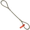 1-1/8" x 16' Standard Eye Wire Rope Sling -  6x37 Steel Core Wire Rope