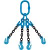 Yoke 5/8"x19' Type AQOG Adjustable 4-Leg Grade 100 Chain Sling (58,700 lbs WLL)