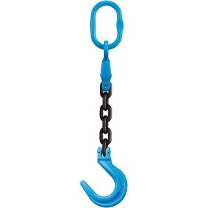 Yoke 5/8"x9' Type ASOF Adjustable 1-Leg Grade 100 Chain Sling (22,600 lbs WLL)