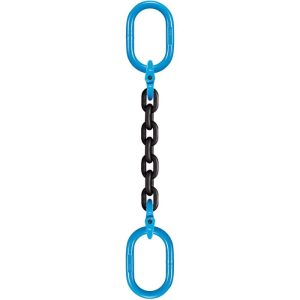 Yoke 9/32"x9' Type CO 1-Leg Grade 100 Chain Sling (4300 lbs WLL)