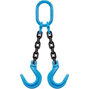 Yoke 9/32"x7' Type DOF 2-Leg Grade 100 Chain Sling (7400 lbs WLL)