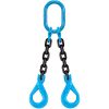 Yoke 3/8"x9' Type DOSL 2-Leg Grade 100 Chain Sling (15,200 lbs WLL)