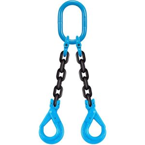 Yoke 9/32"x18' Type DOSL 2-Leg Grade 100 Chain Sling (7400 lbs WLL)