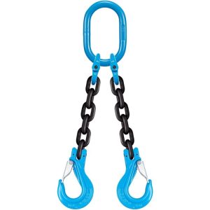 Yoke 9/32"x6' Type DOS 2-Leg Grade 100 Chain Sling (7400 lbs WLL)