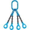 Yoke 9/32"x15' Type QOSL 4-Leg Grade 100 Chain Sling (11,200 lbs WLL)
