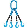 Yoke 5/8"x18' Type QOS 4-Leg Grade 100 Chain Sling (58,700 lbs WLL)