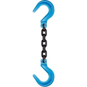 Yoke 9/32"x9' Type SFF 1-Leg Grade 100 Chain Sling (4300 lbs WLL)