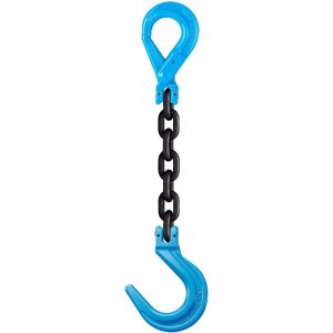 Yoke 9/32"x7' Type SFSL 1-Leg Grade 100 Chain Sling (4300 lbs WLL)