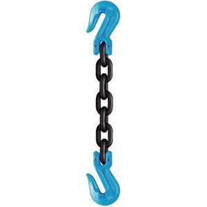 Yoke 9/32"x9' Type SGG 1-Leg Grade 100 Chain Sling (4300 lbs WLL)