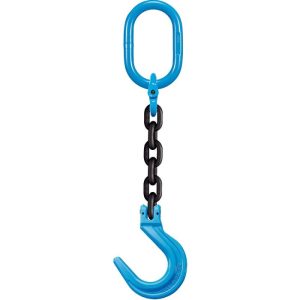 Yoke 9/32"x9' Type SOF 1-Leg Grade 100 Chain Sling (4300 lbs WLL)