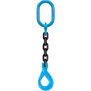 Yoke 9/32"x9' Type SOSL 1-Leg Grade 100 Chain Sling (4300 lbs WLL)
