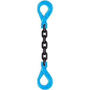 Yoke 9/32"x9' Type SSLSL 1-Leg Grade 100 Chain Sling (4300 lbs WLL)