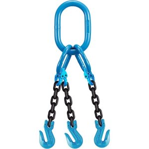 Yoke 9/32"x9' Type TOG 3-Leg Grade 100 Chain Sling (11,200 lbs WLL)