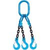 Yoke 9/32"x10' Type TOS 3-Leg Grade 100 Chain Sling (11,200 lbs WLL)