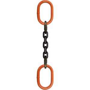 CM 1/2" x 10' Type CO 1-Leg Grade 100 Chain Sling (Oblong Ring Both Ends)