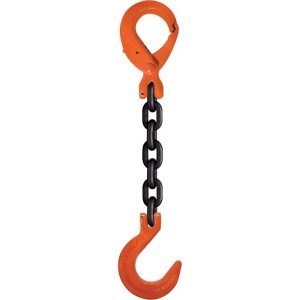 CM 1/2" x 11' Type SFSL 1-Leg Grade 100 Chain Sling (Foundry Hook / Self-Locking Hook)
