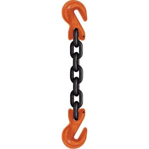 CM 1/2" x 10' Type SGG 1-Leg Grade 100 Chain Sling (Grab Hook Both Ends)