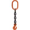 CM 5/8" x 11' Type SOG 1-Leg Grade 100 Chain Sling (Oblong Ring / Grab Hook)