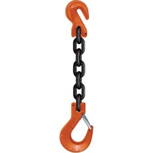 CM 1/2" x 10' Type SSG 1-Leg Grade 100 Chain Sling (Sling Hook / Grab Hook)