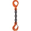 CM 1/2" x 10' Type SSSL 1-Leg Grade 100 Chain Sling (Sling Hook / Self-Locking Hook)