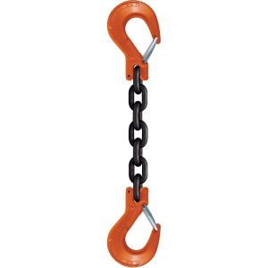 CM 9/32" x 7' Type SSS 1-Leg Grade 100 Chain Sling (Sling Hook Both Ends)