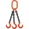 CM 3/8"x11' Type TOF 3-Leg Grade 100 Chain Sling (Foundry Hooks)