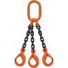 CM 3/8"x5' Type TOSL 3-Leg Grade 100 Chain Sling (Self-Locking Hooks)