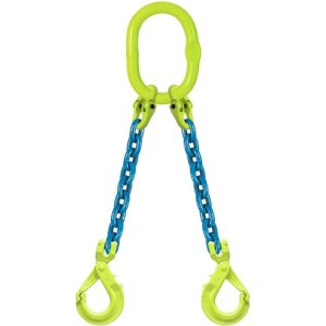 Gunnebo Industries 6mmx19' Type DOSL 2-Leg Grade 100 Chain Sling (5500 lbs WLL)