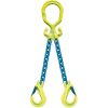 GrabiQ 3/8"x16' Type MGD2-EGKN 2-Leg Adjustable Grade 100 Chain Sling (15,200 lbs WLL)