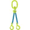 GrabiQ 3/8"x25' Type TG2-GBK 2-Leg Adjustable Grade 100 Chain Sling (15,200 lbs WLL)