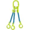 GrabiQ 6mmx3' Type TG3-GBK 3-Leg Adjustable Grade 100 Chain Sling (8400 lbs WLL)