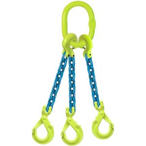 Gunnebo Industries 6mmx25' Type TOSL 3-Leg Grade 100 Chain Sling (8400 lbs WLL)