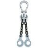 Crosby 1/4"x5' Type EDOSL Adjustable 2-Leg Grade100 Chain Sling (Self-Locking Hooks)