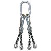 Crosby 1/4"x16' Type EQOG Adjustable 4-Leg Grade100 Chain Sling (Grab Hooks)