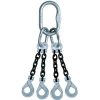 Crosby 1/2"x16' Type QOSL 4-Leg Grade 100 Chain Sling (Self-Locking Hooks)