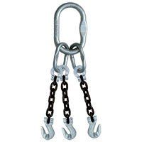 Crosby 1/2"x10' Type TOG 3-Leg Grade 100 Chain Sling (Grab Hooks)