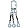 Crosby 1/2"x18' Type TOSL 3-Leg Grade 100 Chain Sling (Self-Locking Hooks)