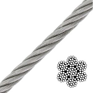 1/4" x 350' 7x19 Galvanized Aircraft Cable