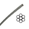 3/16" 1X7 Common Galvanized Strand - Per Foot