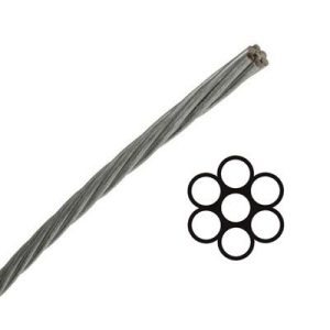 3/16" 1X7 Common Galvanized Strand - Per Foot