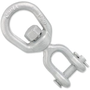 1" Eye & Jaw Swivel - Hot Dip Galvanized