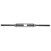 Turnbuckle Stub & Stub 3/8" x 6" - Plain