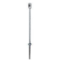 Forged Thimble Type Eye Bolt 5/8" x 10" - Hot Dip Galvanized