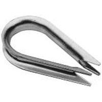1/16" - 3/32" AN Type Thimble - Stainless Steel (304)