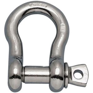 Screw Pin Anchor Shackle Stainless Steel (T316) 5/16" - Plain