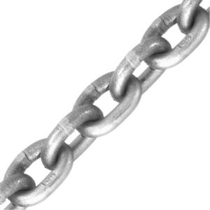 G43 High Test Chain Electro Galvanized 1/2" x 200'