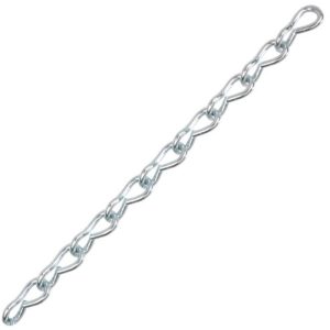 Single Jack Chain Electro Galvanized #10 - Per Foot