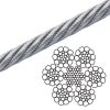 Union 1/2" Flex-X 6 Premium Wire Rope - Per Foot