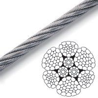 Union 5/8" Flex-X 9 Compacted Wire Rope - Per Foot