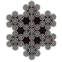 3/4" 7x7x19 Galvanized Cable Laid Wire Rope - Per Foot